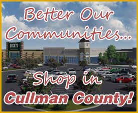 Better our communities... Shop in Cullman County! shopping center parking lot icon