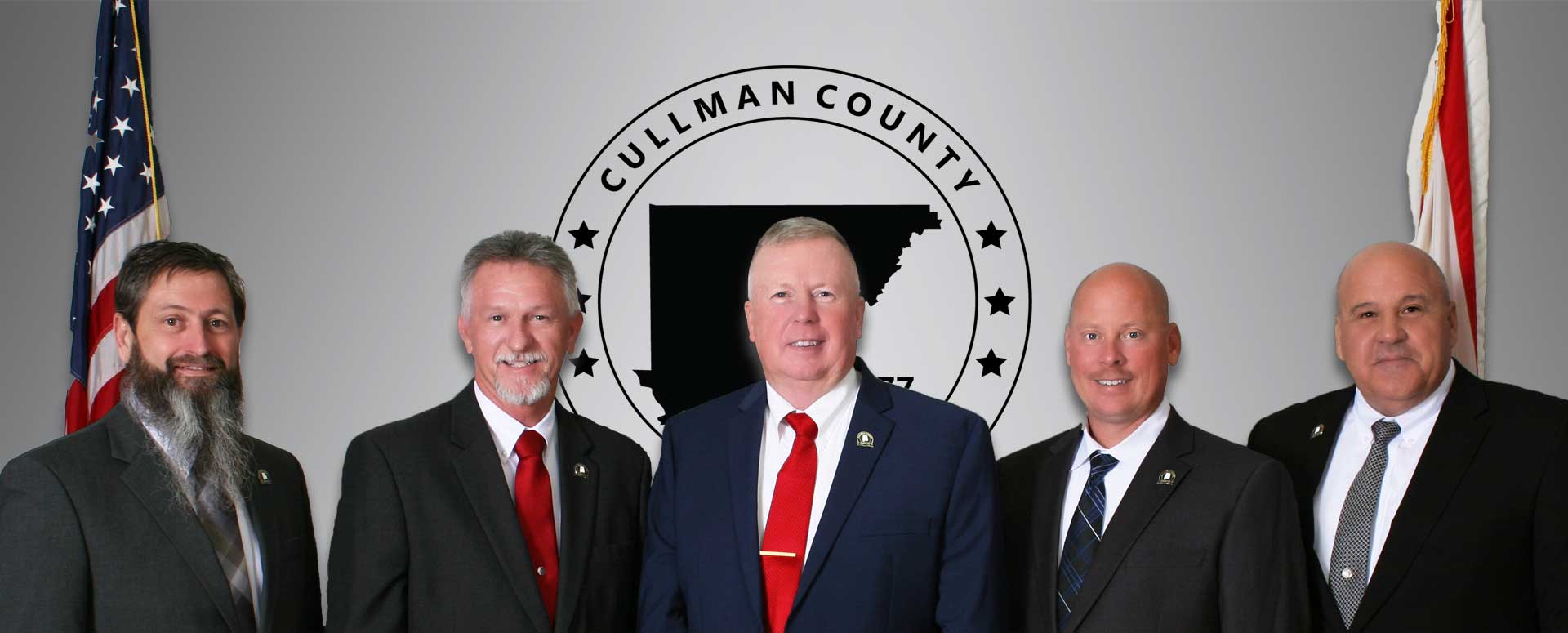 2020 County Commission... Commissioner Kelly Duke, Commissioner Kerry Watson, Chairman Jeff Clemons, Commissioner Corey Freeman, Commissioner Garry Marchman