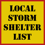 Local Storm Shelter List from Cullman County EMA