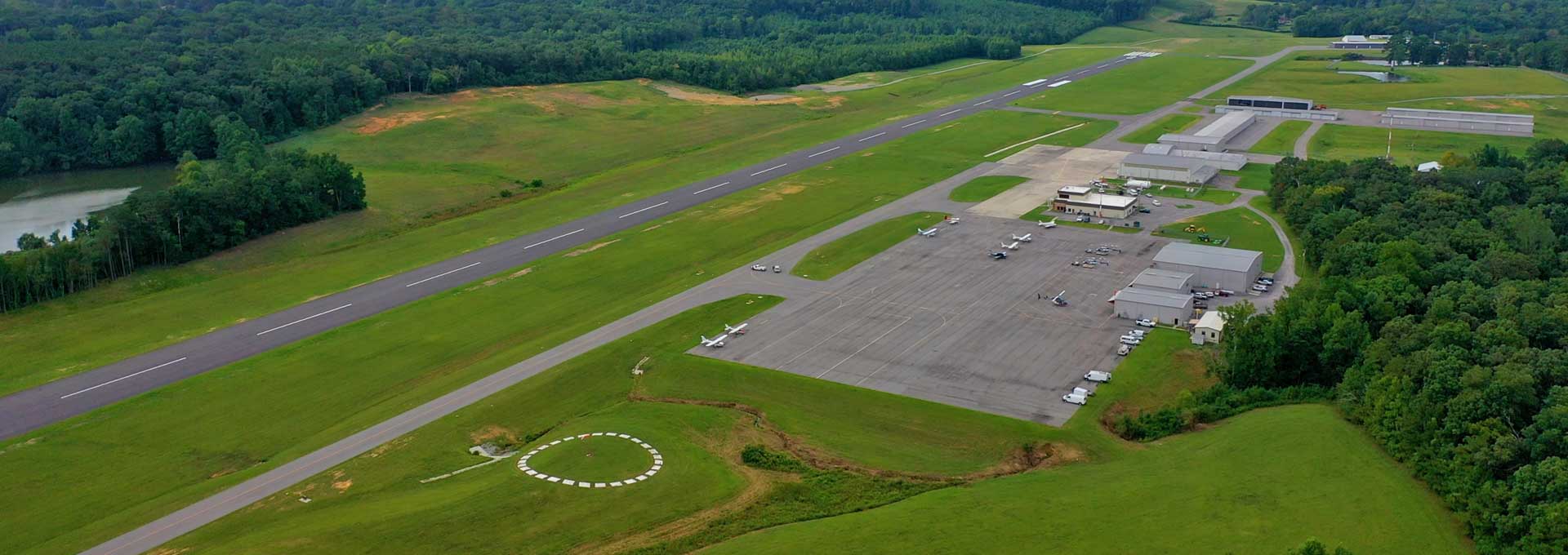 Aerial View of KCMD from runway 2