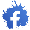 Facebook splatter icon