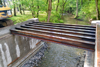 CR-1855 Bridge Girders over creek