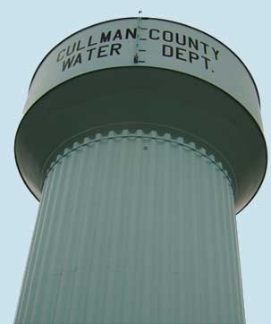 A Cullman County Water Department Water Tower